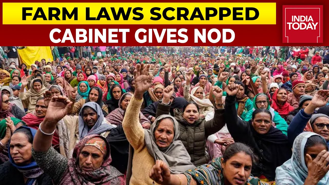 Union Cabinet Approves Proposal To Repeal Three Farm Laws