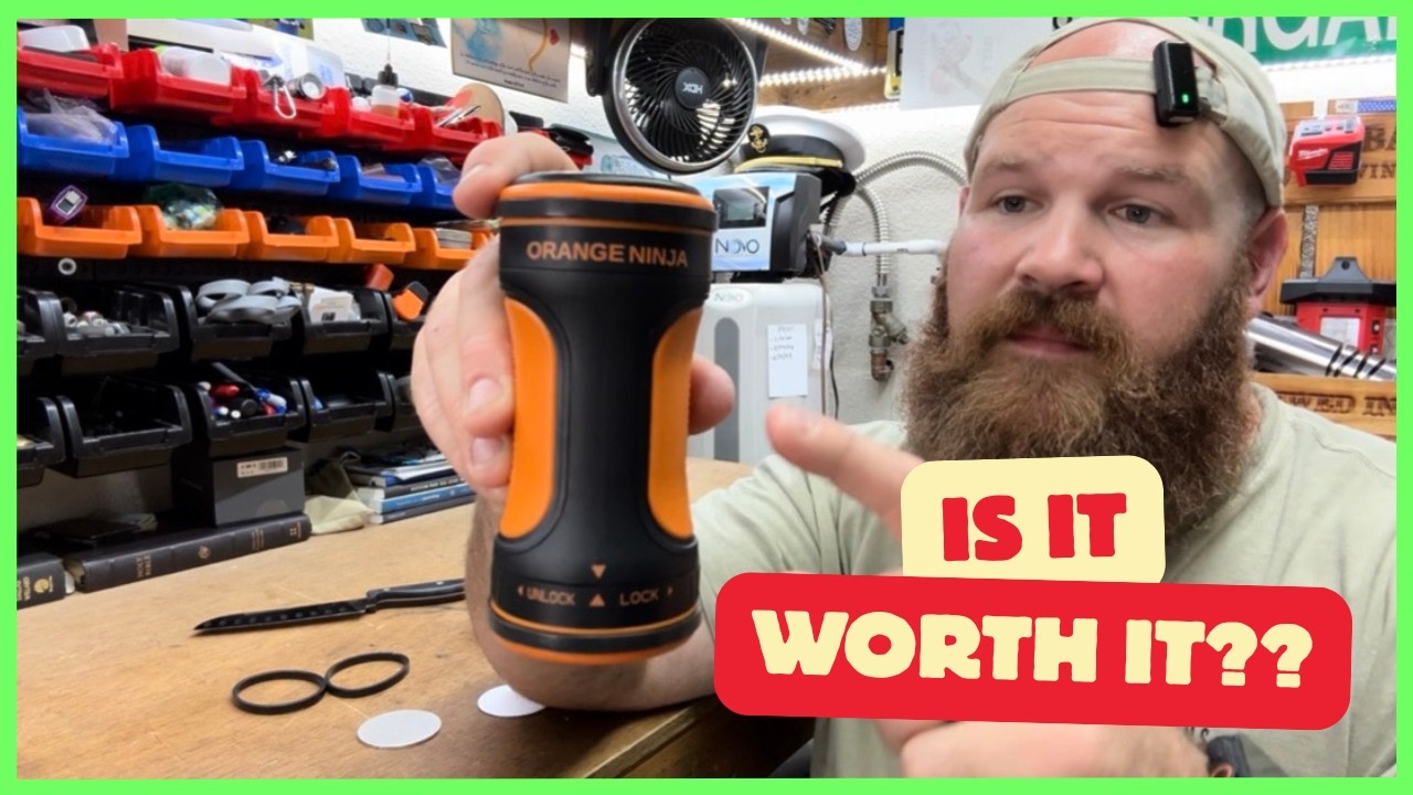 🔪 Orange Ninja Electric Rolling Knife Sharpener Review | Adjustable Angle Test
