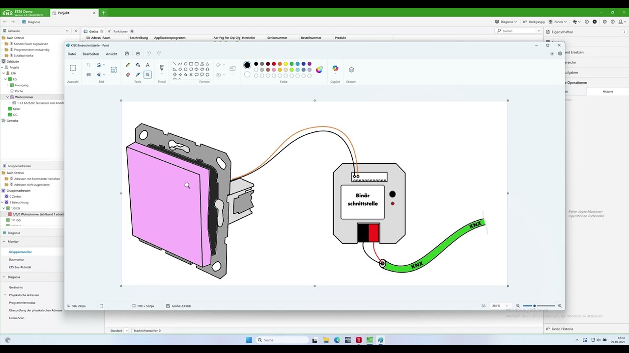 ETS - Basics - The binary interface / push-button interface - What exactly is it?