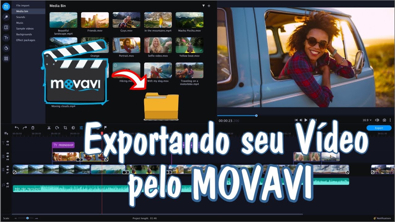 #Resolvido Como Exportar V&iacute;deos no Movavi o Melhor Editor do Mundo