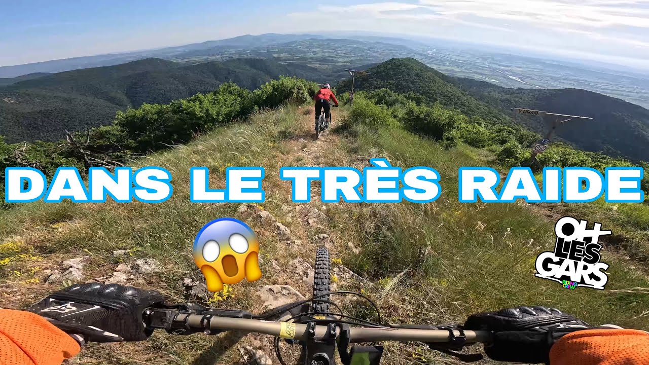 Du raide sur la piste noire enduro 4 seasons bike park // crash