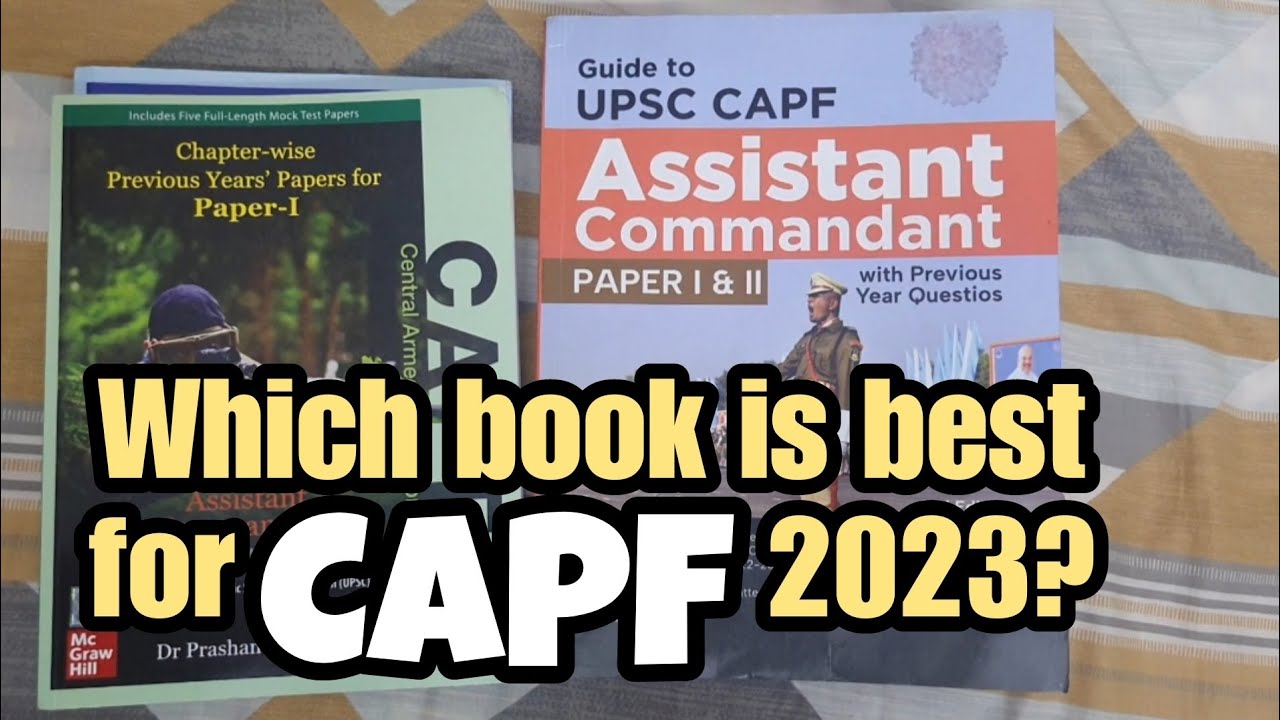 || CAPF 2023 best book for Paper 1 and Paper 2 || Review of Disha Publications CAPF book and PYQs