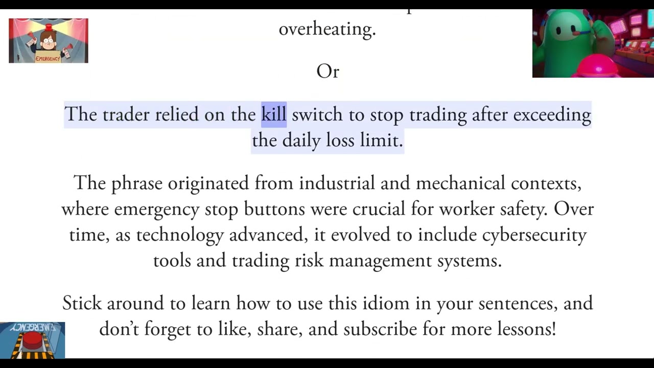 Kill switch | Meaning | Definition | In Trading | Origin | History