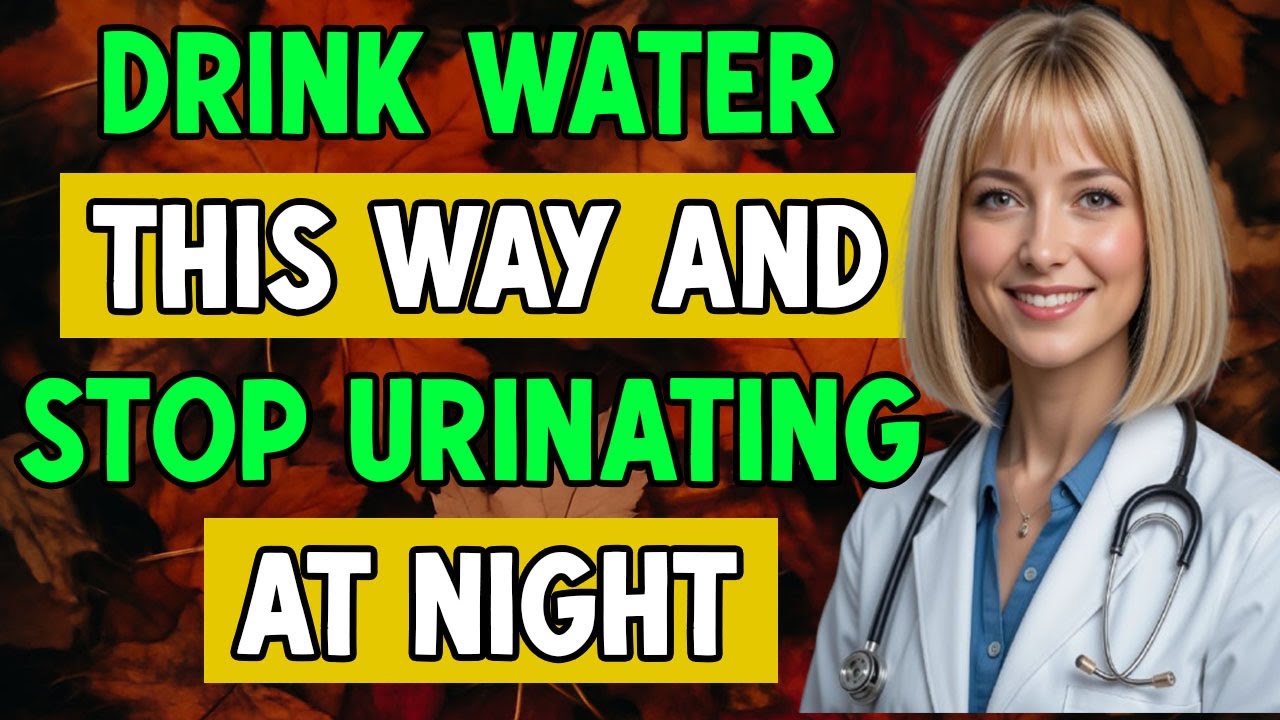 Urologist Reveals: How To Drink Water To Avoid Getting Up At Night