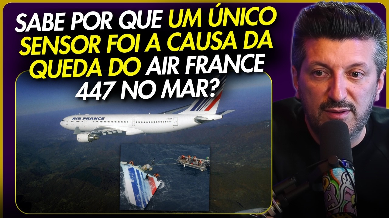 DESCUBRA O ERRO FATAL QUE LEVOU O AIR FRANCE 447 A DESAPARECER SOBRE O ATLÂNTICO | LITO SOUSA