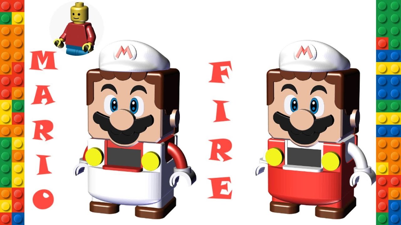 LEGO SUPER MARIO FIRE POWER-UP PACK 71370 - COOLEST COLOUR?