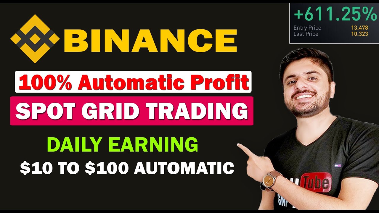 Binance Daily Earning | Binance Spot Grid Trading #cryptocurrency