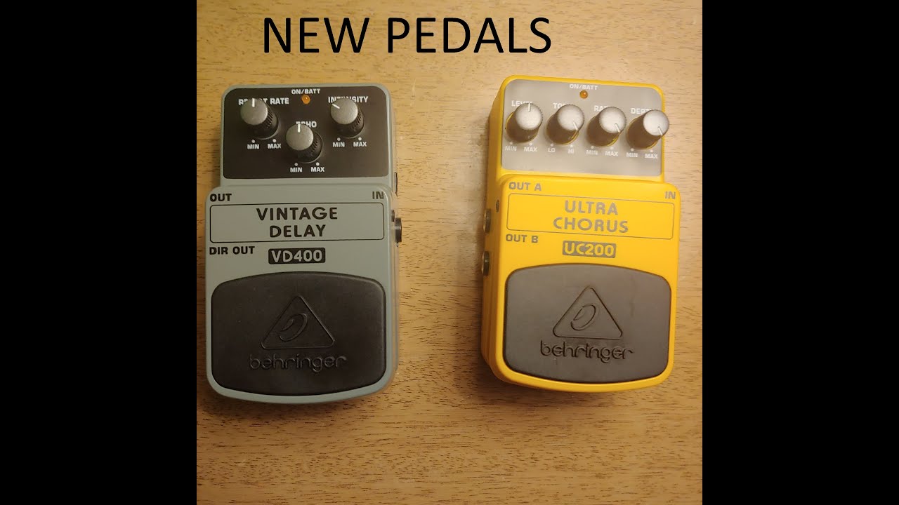 NEW BEHRINGER PEDAL UNBOXING