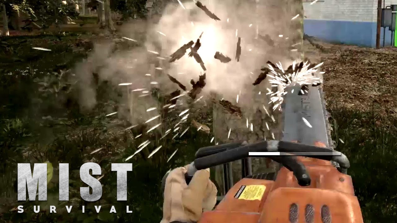 Building BASE DEFENSE With CHAINSAW | Mist Survival Gameplay | Part 29