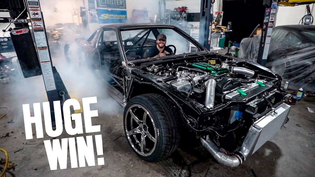 WE BUILT MY FRIEND A CAR IN 4 DAYS! - FINAL RESULTS!