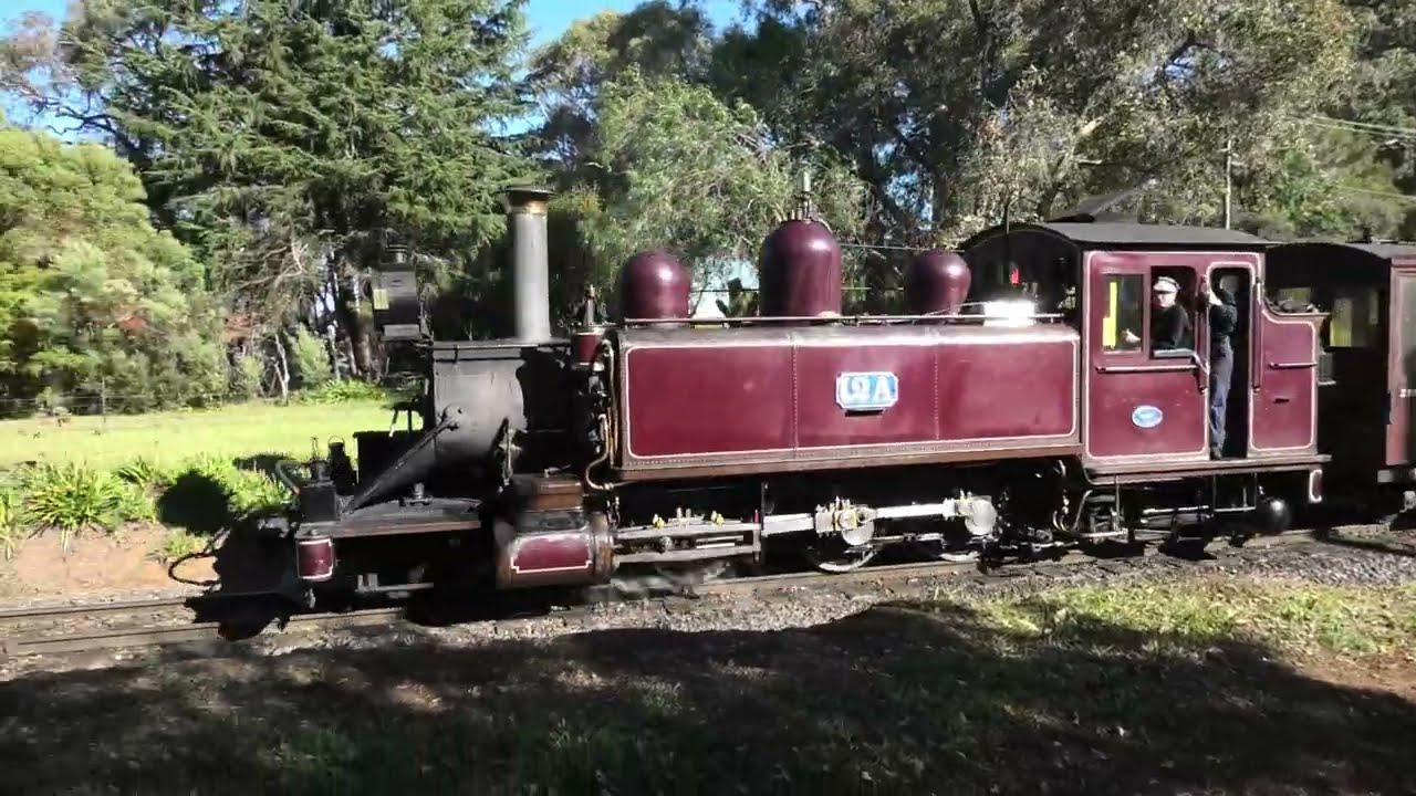 Don't these locos sound great working hard? Puffing Billy Steam. Lots of lovely Whistles