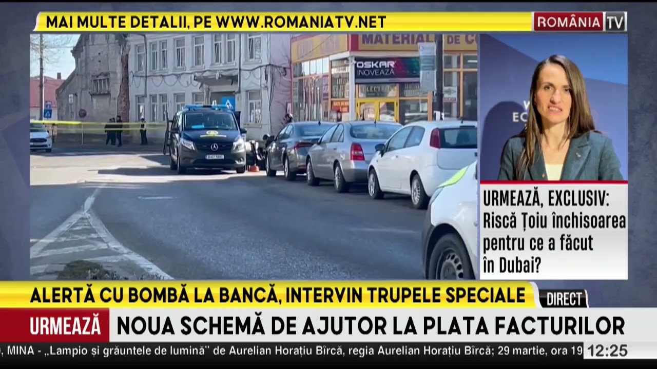 Alertă cu bombă la o bancă. Un colet suspect, abandonat într-o unitate bancară