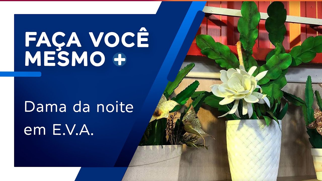 Dama da noite em E.V.A por Janaina Cordeiro