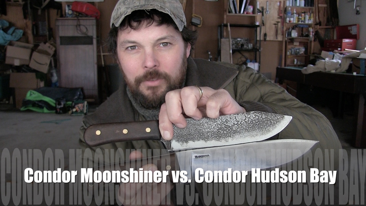 Condor Hudson Bay vs Condor Moonshiner Knife !