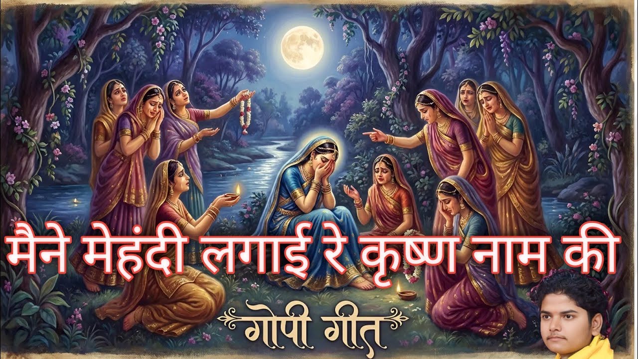 मैंने मेहंदी लगाई रे कृष्ण नाम की