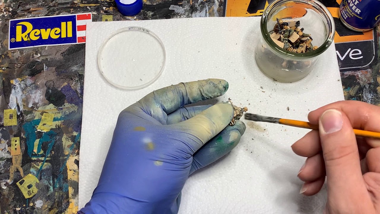 Figuren für Tabeltop usw. entfärben mit Revell Paint Remover