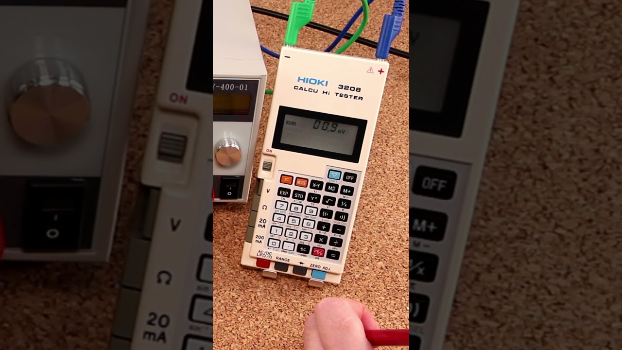 Цифровой мультиметр-калькулятор Hioki 3208. Превышение предела измерения #tester #мультиметр