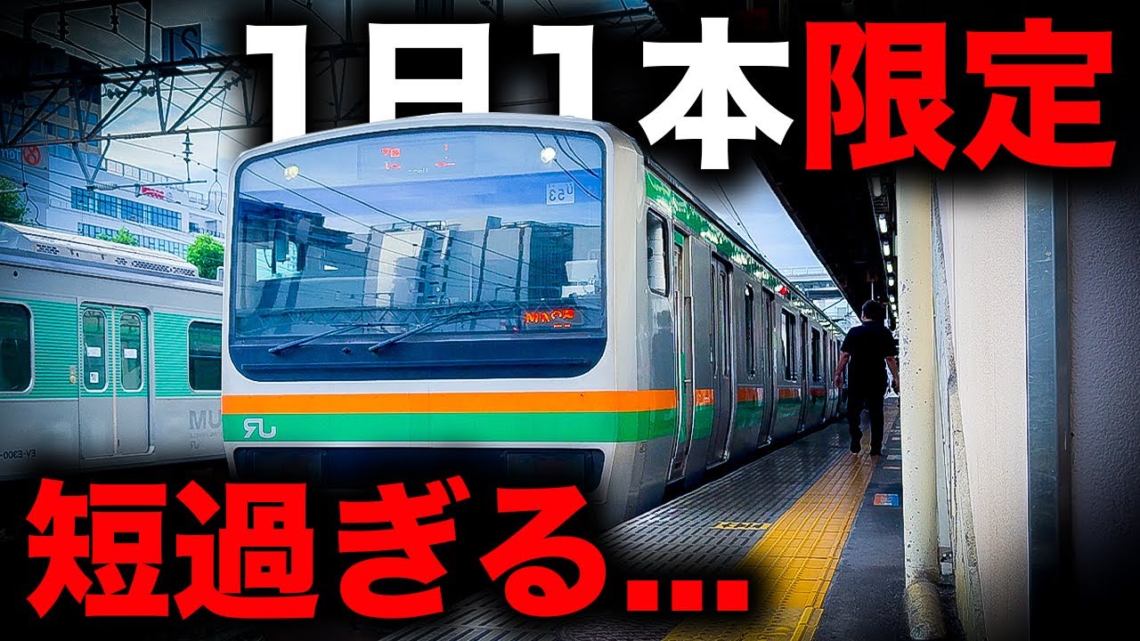 【違和感満載】早朝に1本だけ存在する特別な宇都宮線に乗ってきた