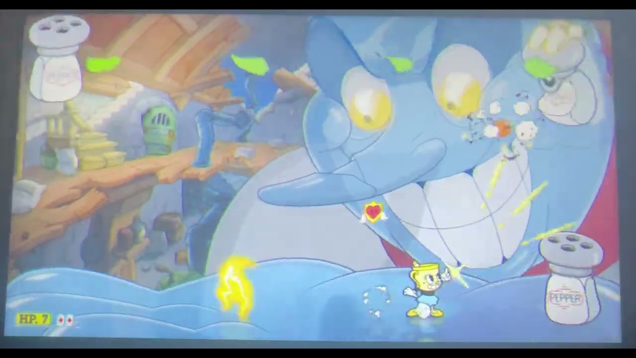 Final DLC boss battle Cuphead 