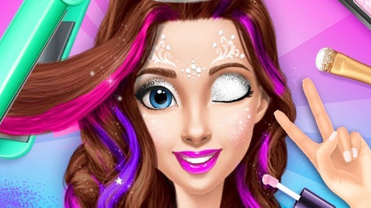 Fun Care Kids Game - Princess Gloria Makeup Salon - Play Frozen Beauty Makeover Fun Games For Girls