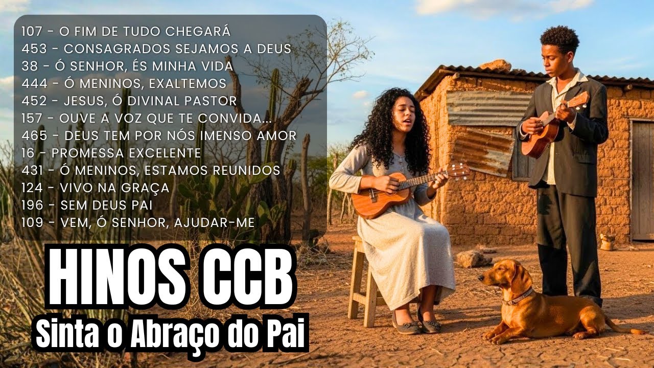 🌼 SELEÇÃO DE HINOS CCB ALEGRES PARA MOMENTOS DE CANSAÇO, TRAZENDO PAZ E FORÇA ESPIRITUAL 🎶 UKULELE ✨