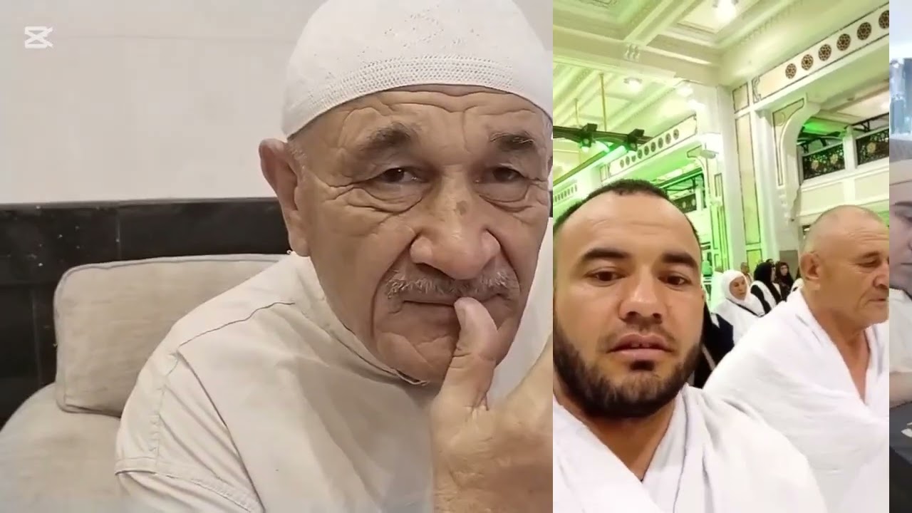 Маккагача инвалид аравада келди кейин кабани юриб тавоф .килди