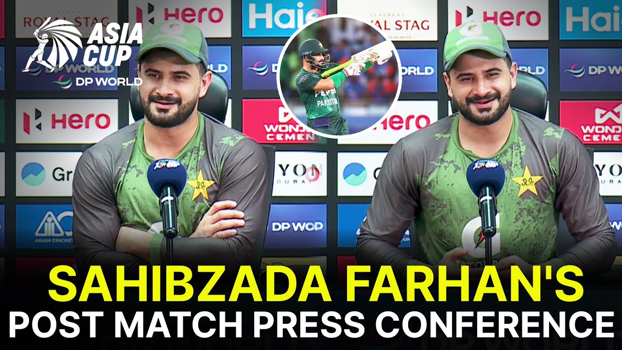 Pakistan Batter Sahibzada Farhan's Post Match Press Conference | ACC Men's T20I Asia Cup 2025 | MA2K