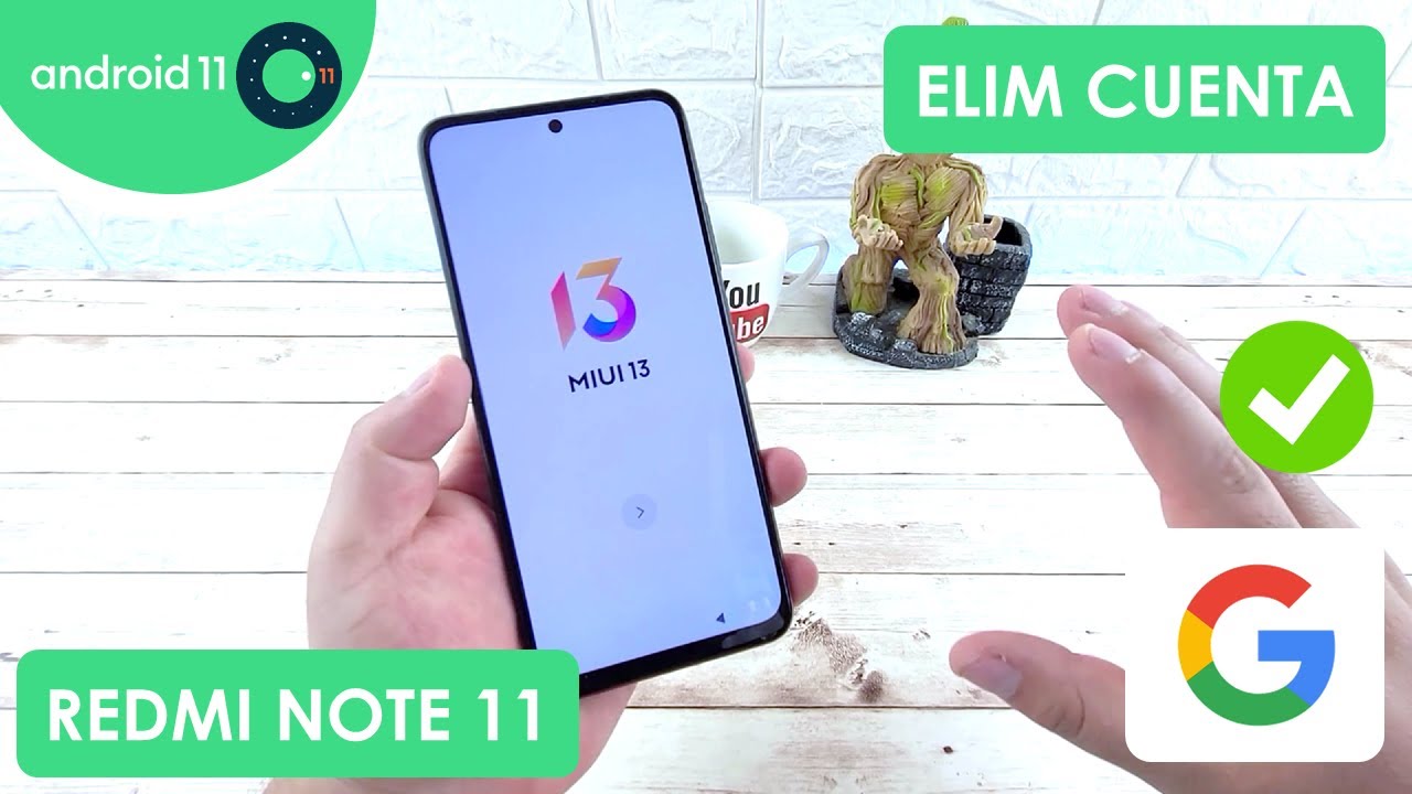 Eliminar Cuenta de Google Xiaomi Redmi Note 11 | Android 11