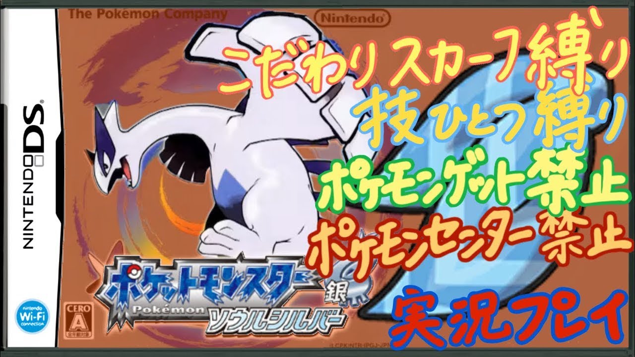 〈ポケモンHGSS〉ポケセン禁止&ゲット禁止&スカーフ縛り&技1つ縛り