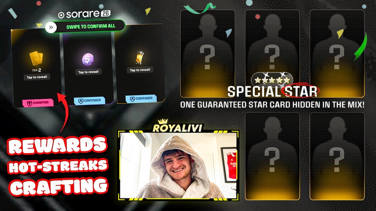 REWARDS, CRAFTING & HOT-STREAKS on SORARE 26!