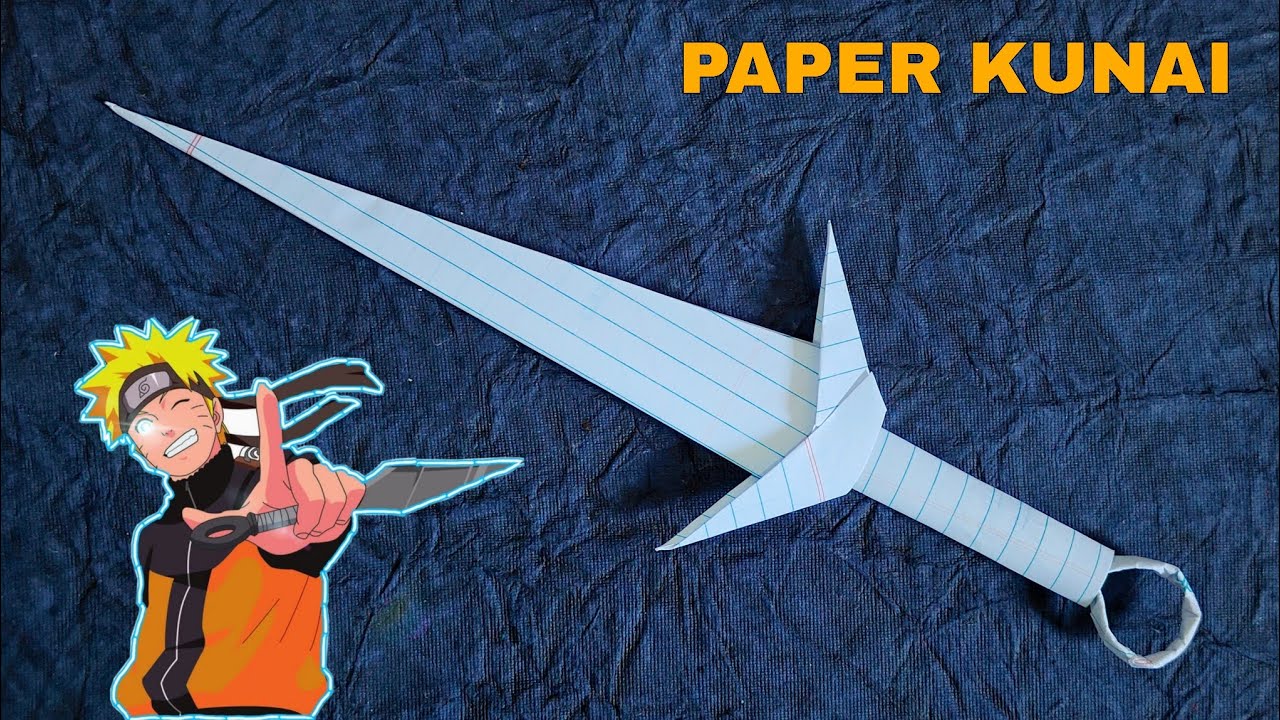 Paper Kunai | Easy Origami Ninja Weapon | Fast Origami Tutorial 
