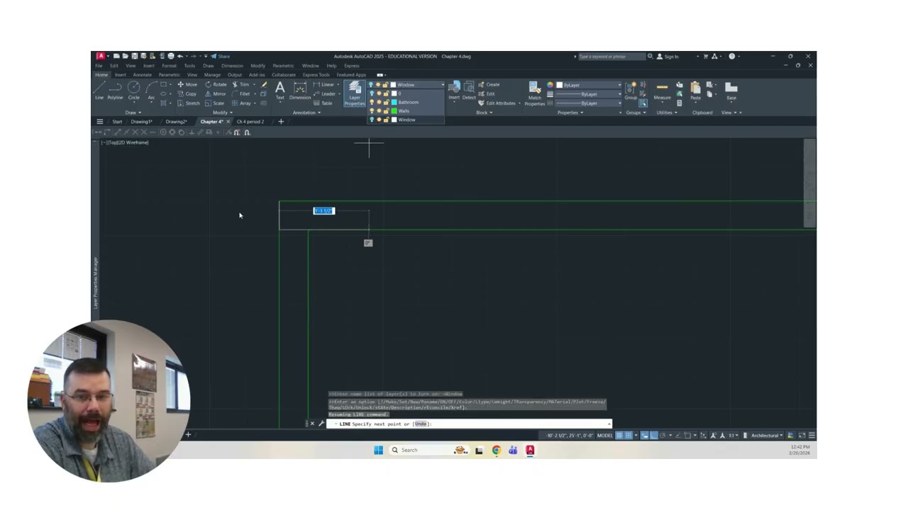 AutoCAD Drawing Chapter 4 Part 7