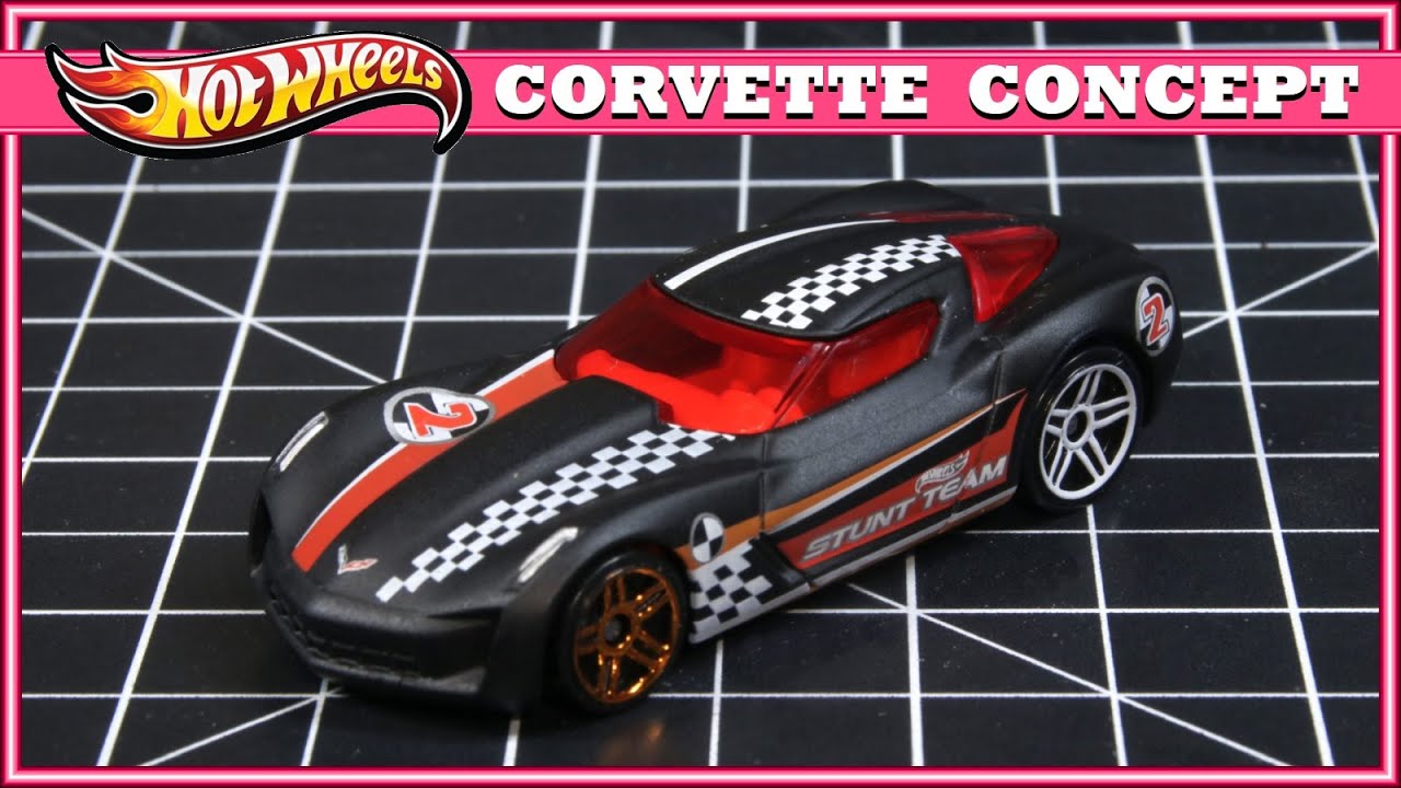 Концепт Hot Wheels Corvette — раскрась его в розовый цвет
