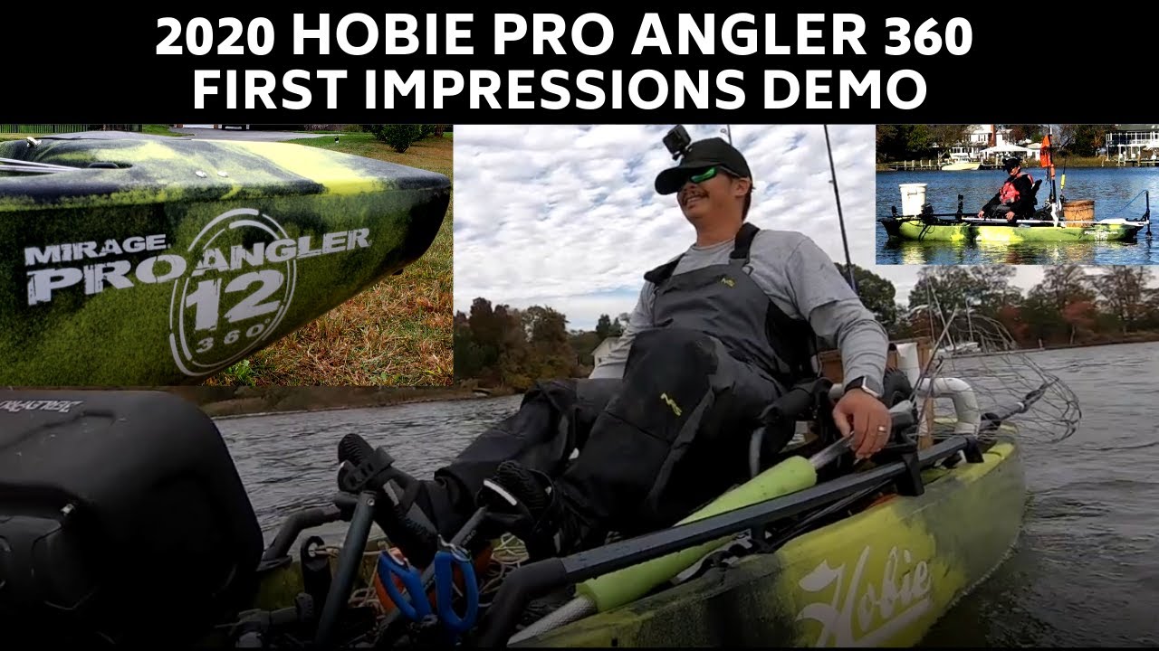 New 2020 Hobie Pro Angler 360 Best On The Water Demo (Maiden Voyage) Review.  How well does it turn?