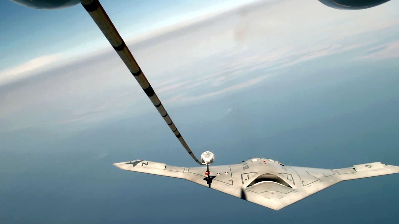 X-47B UCAS-D Stealth &ldquo;History Aerial Refueling&rdquo; Making Aviation HD