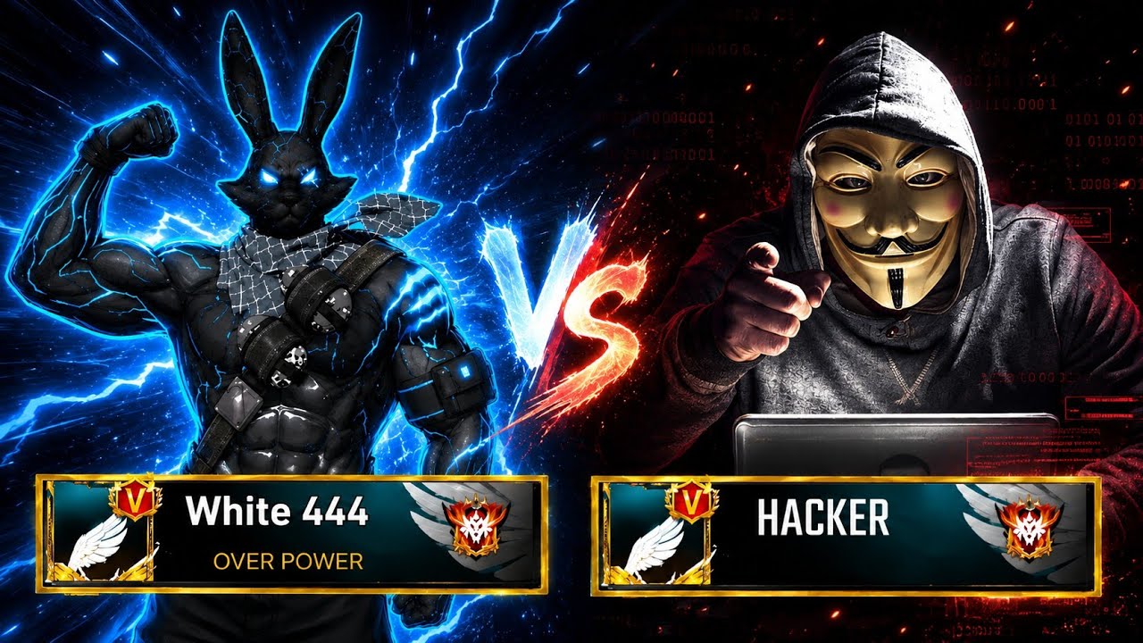 💥 WHITE 444 🔥 Vs HACKER 😈 | ফ্রি ফায়ারের ইতিহাসের সবচেয়ে বিপজ্জনক লড়াই! কে জিতবে? 😱@WHITE444YTGR 