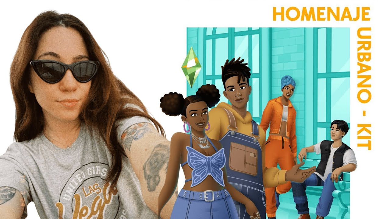 HOMENAJE URBANO Kit de Los Sims 4 ✨ Review de Los Sims 4 en español 💕 miriamslowly