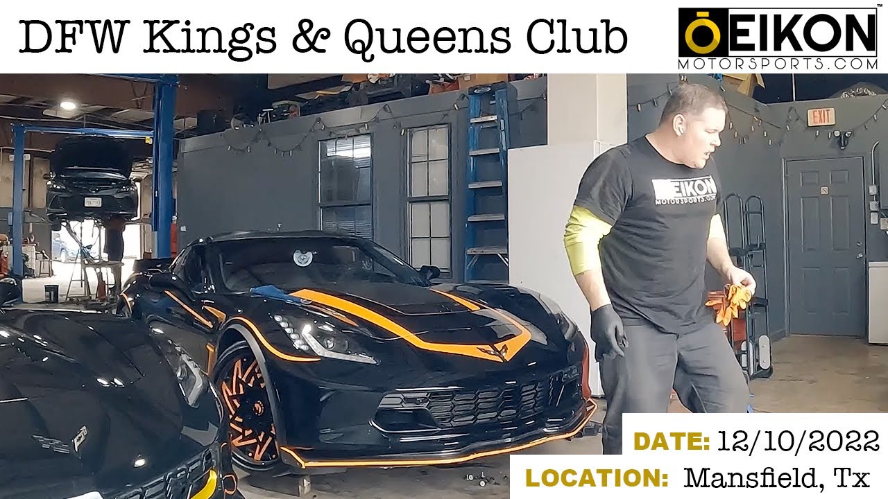 2 C7's In One Day | Eikon Motorsports Lambo Door Installation | Dallas Tx