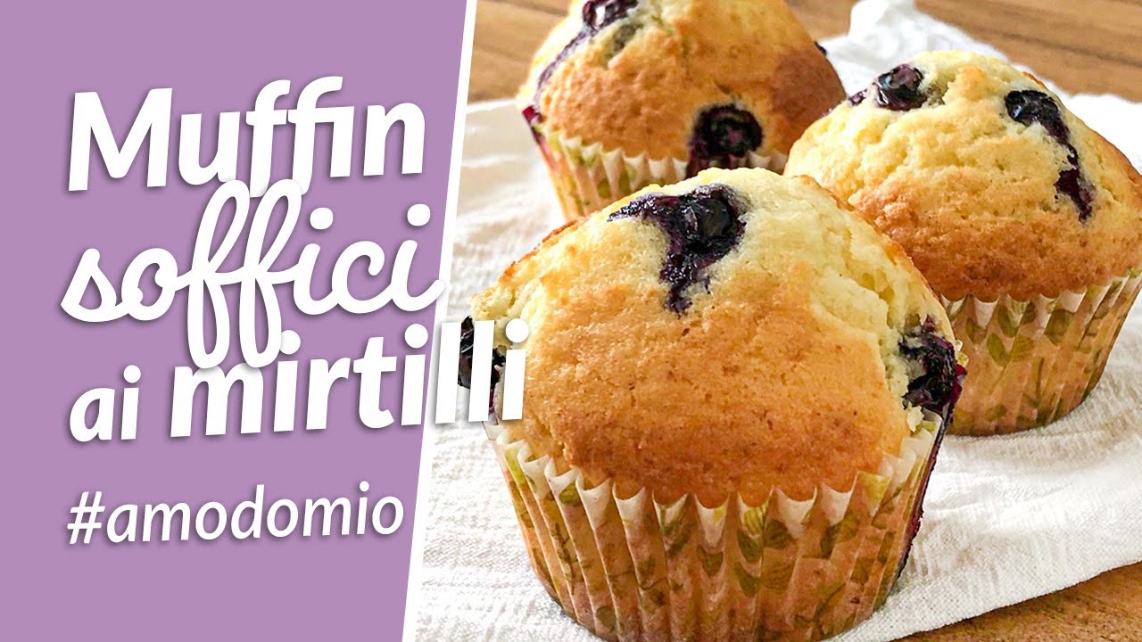 Muffin ai mirtilli soffici e profumati | Le torte di Simona
