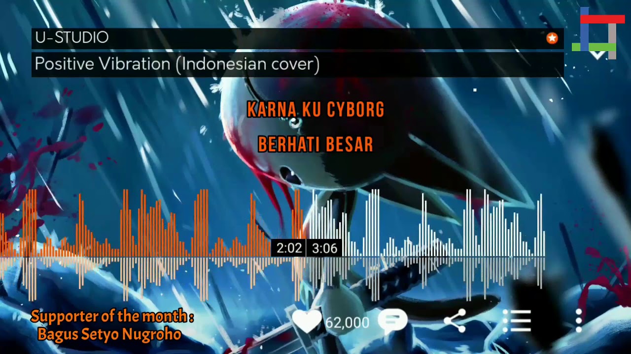Cyborg Kuro-chan - Positive Vibration (Indonesia Version) 🐤