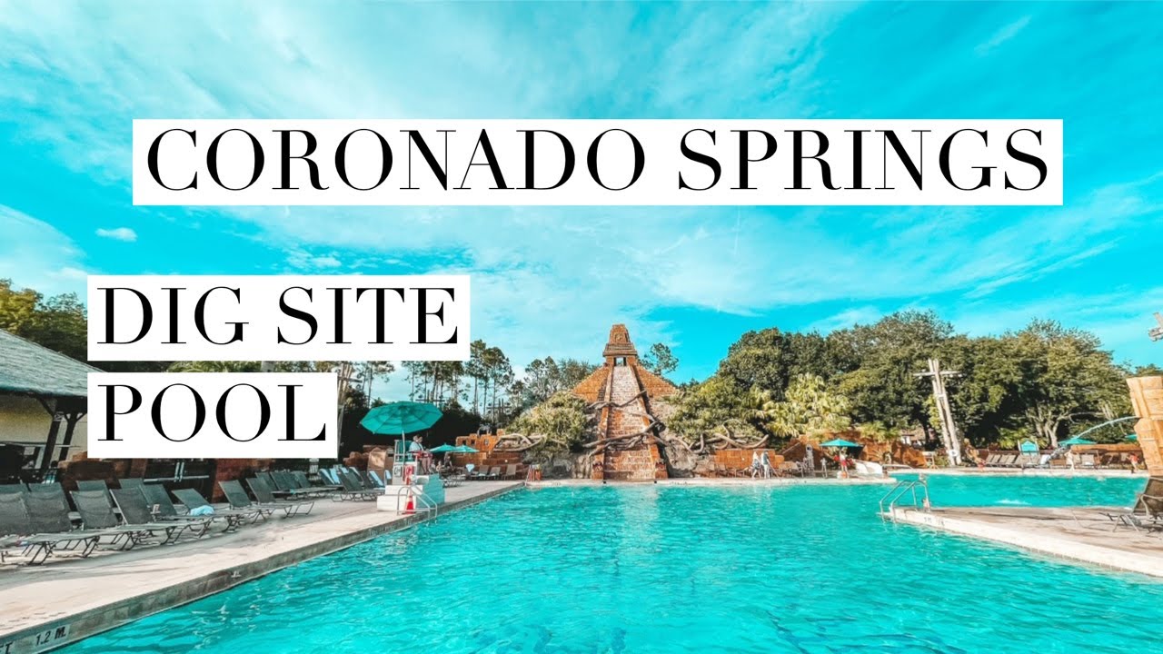 DISNEY'S CORONADO SPRINGS RESORT DIG SITE POOL & PLAYGROUND AREA