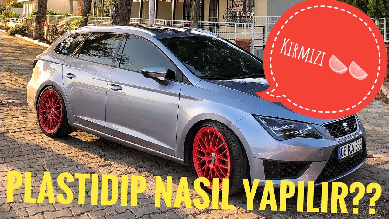 JANTLARIMI KIRMIZIYA BOYADIM!! Plastidip Nedir, Nasıl Yapılır?