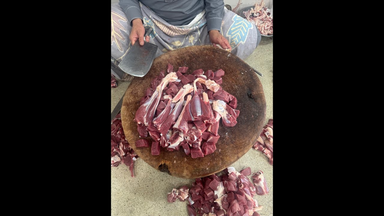 mutton cutting skills| amazing video|watch full|🇵🇰🐐🔪👍#meat #meatmarket #meatcuttingskills #viral
