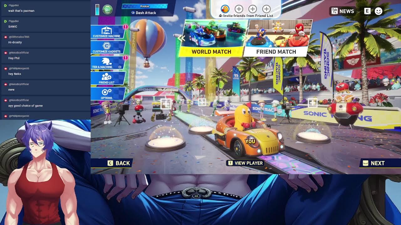 Sonic Racing With Scoobypup and Furious Dan