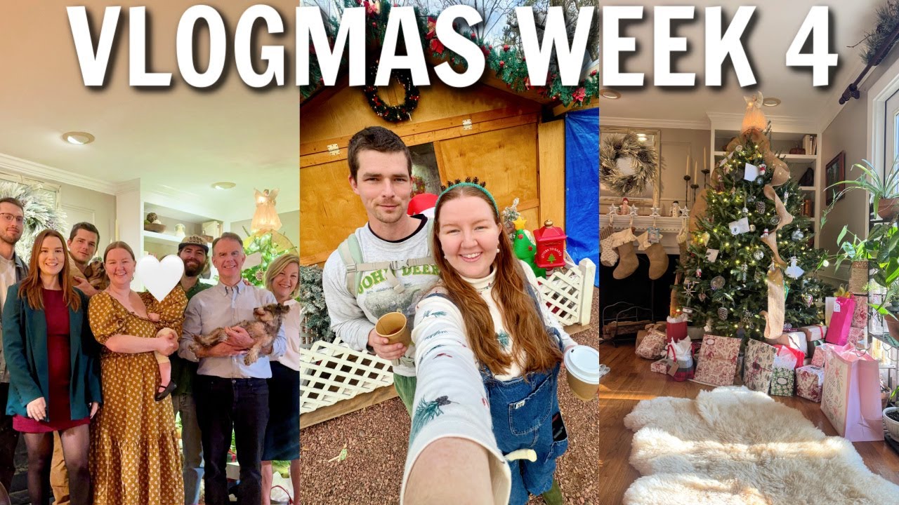 VLOGMAS WEEK 4 | the hughesmas 2025 special! family christmas in GA for the first time in 10+ years