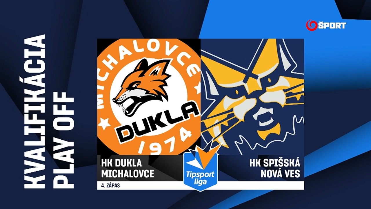 4. zápas kvalifikácie play-off: HK Dukla Michalovce - HK Spišská Nová Ves 7:1 (1:0, 4:1, 2:0)