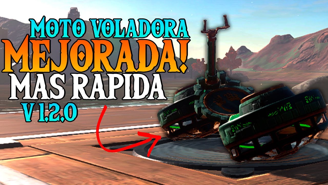 Así se construye la nueva MOTO VOLADORA PERFECTA en Zelda tears of the Kingdom (Zelda Totk 1.2.0)