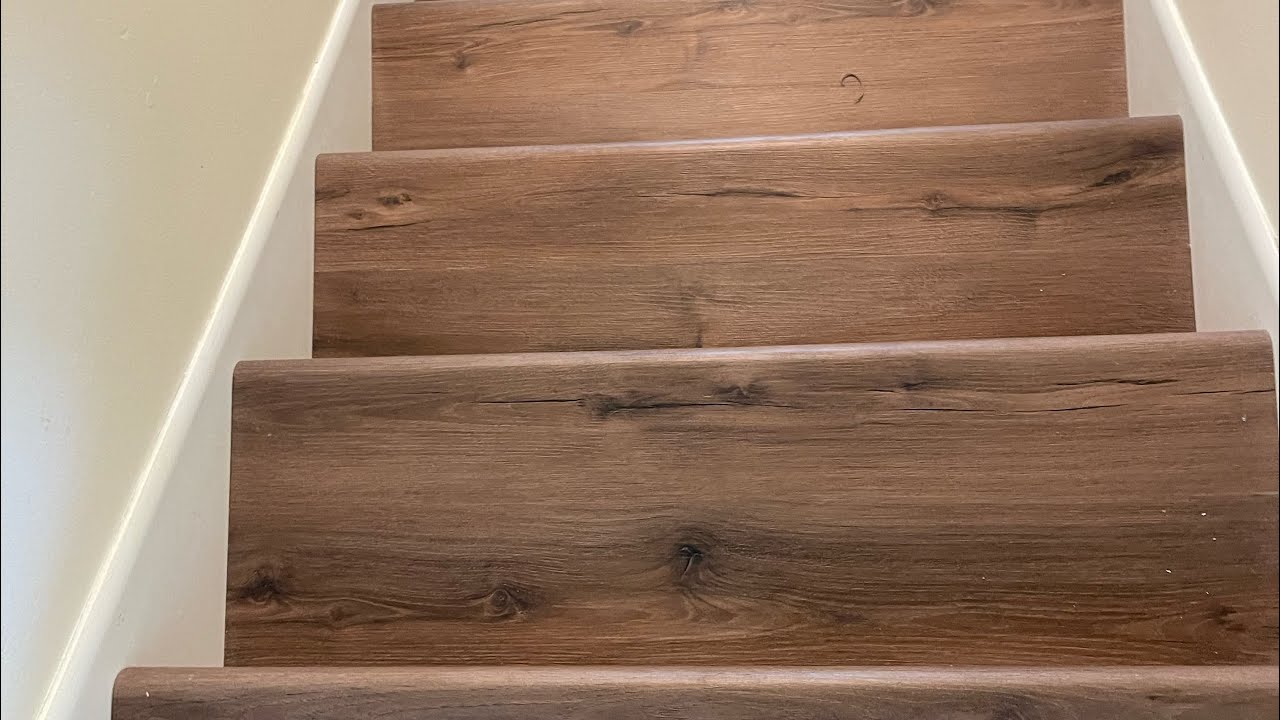 How to bend vinyl floor for stairs like pro