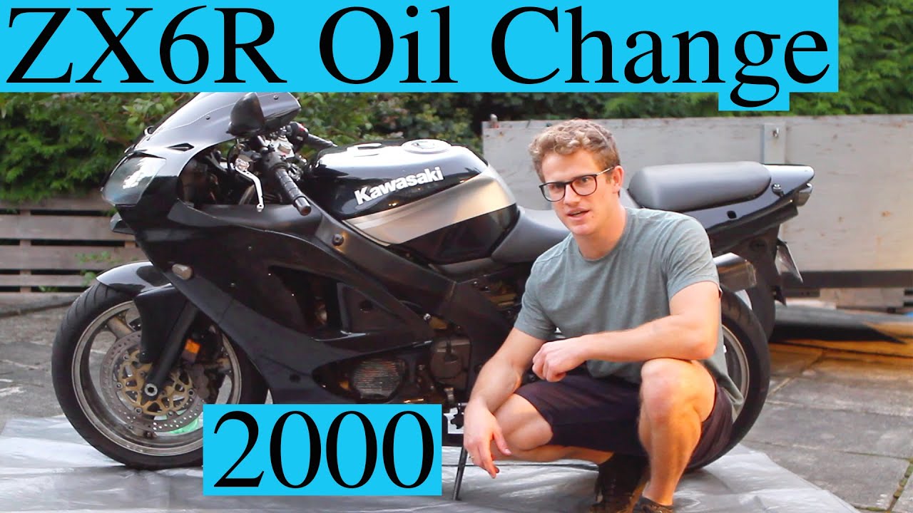 How to Change Engine Oil + Filter 2000 ZX6R