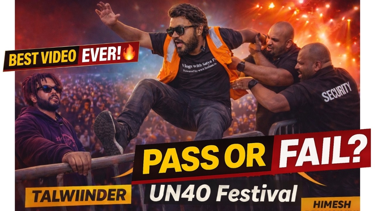 Entered India's Biggest Music Festival without a ticket 😱 | Pass or Fail? 🔥
